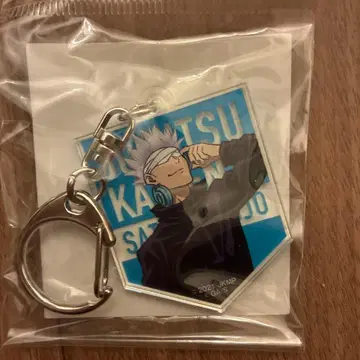 새상품 주술회전0 TSUTAYA 한정판 아크릴 키링 고죠 사토루