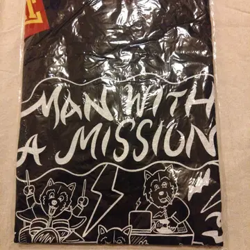MAN WITH A MISSION x mobstyle 티셔츠 맨위즈