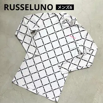 RUSSELUNO 러셀루노 모크넥 긴팔 이너 셔츠 흡한속건 로고