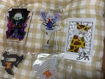 P 좀비랜드 사가 도안 아크릴 스탠드 키링 콘노 준코 세트