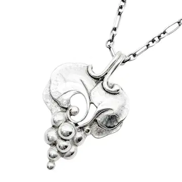 새상품급 조지 젠슨 그레이프 포도 목걸이 실버925