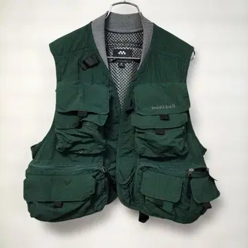 몽벨 어저스터블 낚시용 조끼 남녀 공용 사이즈 M