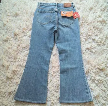 새상품 Lee 플레어 데님 L 일본제 데드스탁 벨보텀 70s 복각