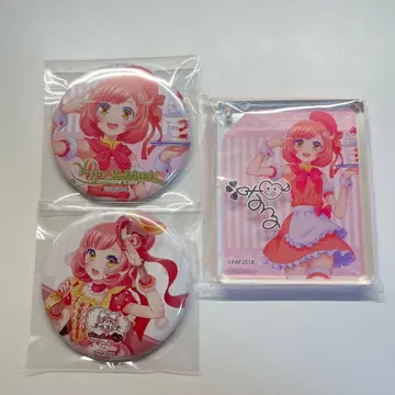 프리티 리듬 레인보우 라이브 아야세 나루 아크릴 블록 캔뱃지