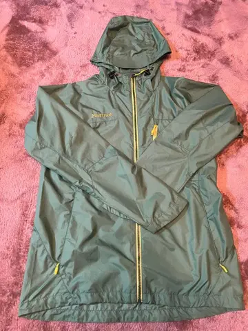 Marmot 후드 부착 나일론 자켓 남성용 L 사이즈