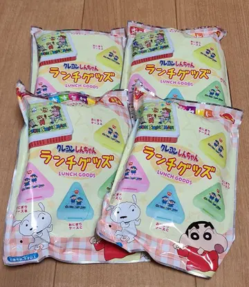 미개봉 새상품 스키야 짱구는 못말려(크레용 신짱) 런치 굿즈 4종