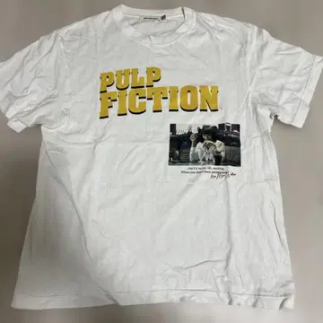 펄프 픽션 티셔츠 화이트 사이즈 M