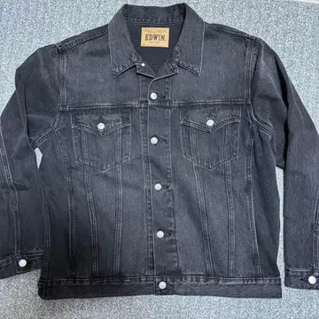 EDWIN 블랙 데님 자켓