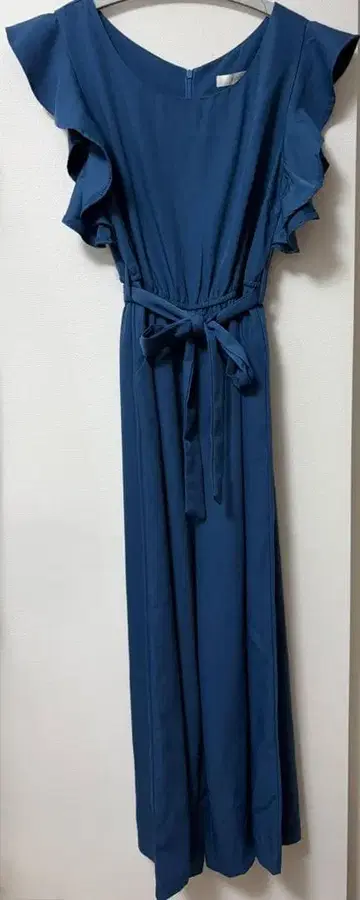 프릴 와이드 팬츠 올인원 fifth 블루 봄 여름