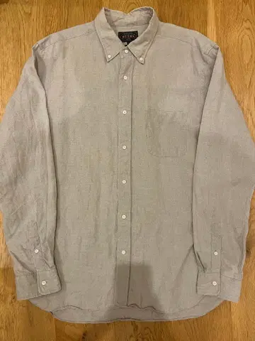 BEAMS+ 린넨 버튼 다운 셔츠 XL