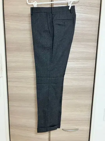 수트 컴퍼니/CANONICO 원단/플란넬/테이퍼드 슬랙스/그레이