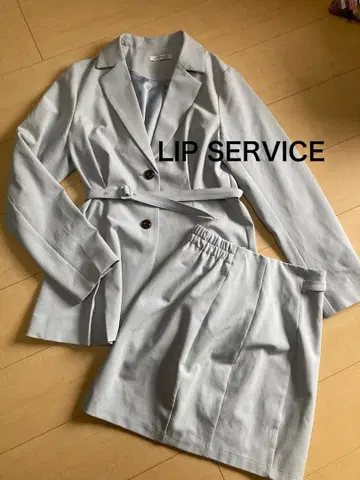 LIP SERVICE 립서비스 셋업 자켓 스커트