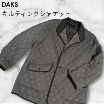 DAKS 퀼팅 자켓 남성용 브라운 닥스 패딩 자켓