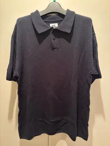 GADID ANONIEM 네이비 반팔 피케 셔츠