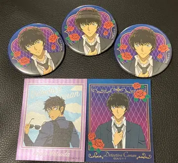 명탐정 코난 미드나잇 Cool 시리즈 캔뱃지 메탈 스티커 마츠다 진페이