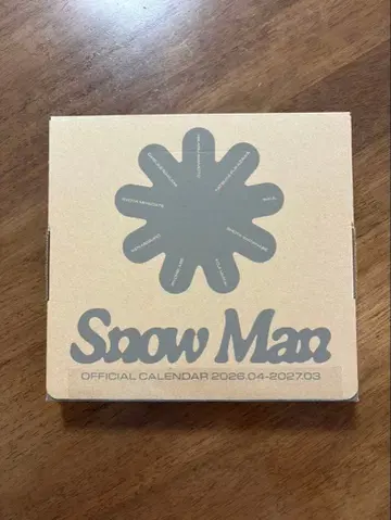 Snow Man Official Calendar 2026-2027