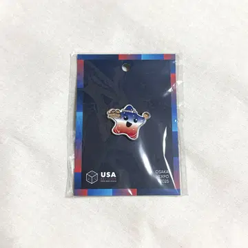 오사카 만박 미국관 핀 배지 스파크 USA 타코야키