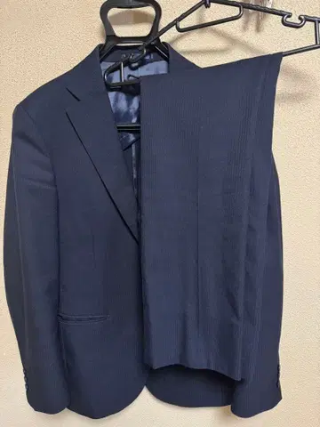 AOKI 남성용 수트 셋업 네이비 A5 사이즈