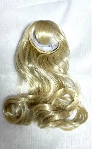 히메링고님 제작 가발 9인치 컬러풀 컬 앤틱 골드