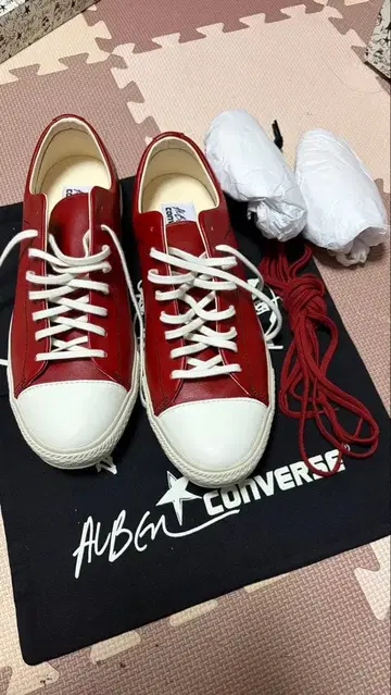 CONVERSE ALL STAR 레드 아반 100주년 기념 가죽