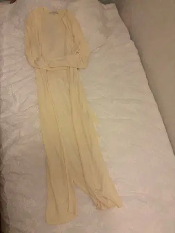 머큐리 듀오 롱 가디건 화이트