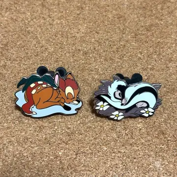 디즈니 디즈니 스토어 스위트 드림스 밤비 플라워 핀 배지