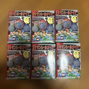 [ 미개봉 새상품 ] 포켓몬 씰메이트 전 6종 세트 [ 초레어 ]