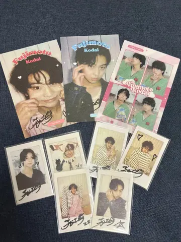 BLAZE 후지모토 코다이 폴라로이드 엽서 4컷