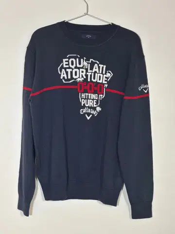 캘러웨이 골프 니트 스웨터 남성용 L 네이비