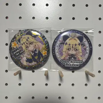 명탐정 프리큐어 큐어 아르카나 쉐도우 BIG 홀로그램 캔뱃지 후루타 캔