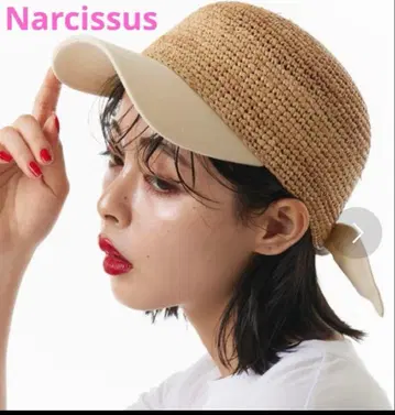 [새상품급] Narcissus 모자 여름모자 캡 밀짚모자 스트로우