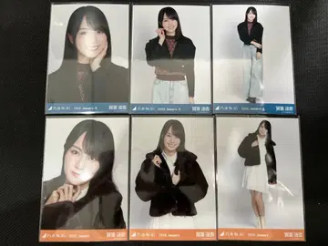 노기자카46 카키 하루카 보아 코트 크롭 자켓 6종 브로마이드