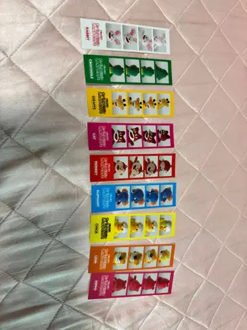 타베코 동물 카페 한정판 스티커 전 종류 풀컴프