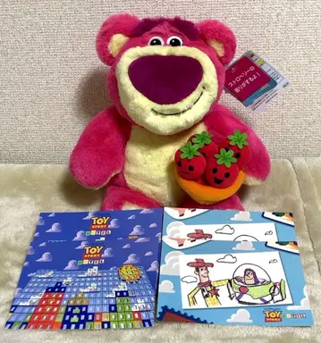 디즈니 토이스토리 호텔 한정판 랏소 봉제 인형 & 엽서