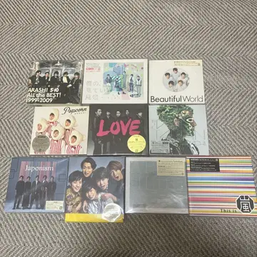 ARASHI 앨범 10장 세트