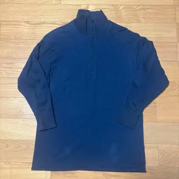 네덜란드군 하프 지퍼 맨투맨 언더셔츠