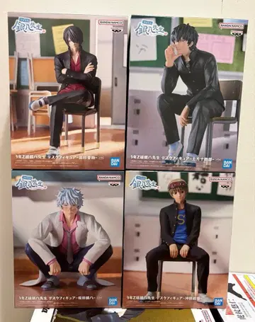 은혼 3년 Z반 긴파치 선생님 데스크 피규어 4종