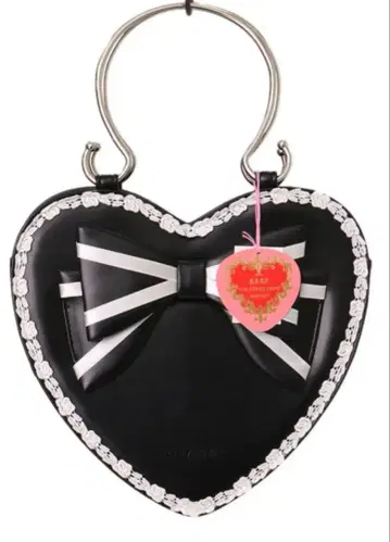 새상품급 BABY 리본 프릴 하트 백 베이비더스타즈 샤인브라이트