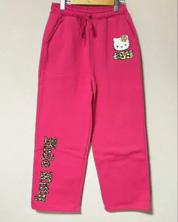 [택 포함 새상품] 헬로키티 x egg 핑크 스웨트 팬츠