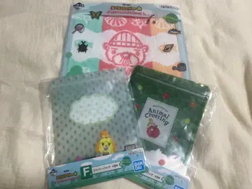 [모동숲 제일복권] 핸드 타월 1개 & 지퍼 백 2종