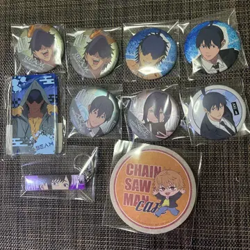 체인소 맨 메탈릭 캔뱃지 omatsuri 레제 하야카와 아키 빔