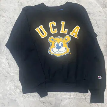 [레어] champio 챔피온 맨투맨 UCLA 빨간색 택 복각 곰