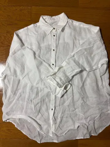 [spick&span] 80 리넨 카슈쿨 빅 셔츠