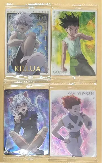 헌터헌터 이타쟈가 미개봉 새상품 4장 묶음 판매