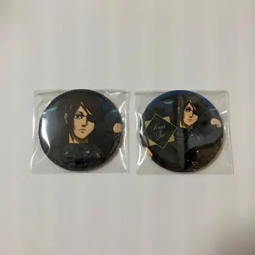 한지 조에 진격의 거인 Dignified 캔뱃지 2개 세트