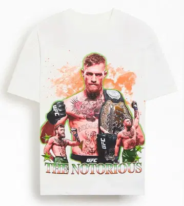 UFC 택 포함 Conor McGregor 맥그리거 T셔츠 사이즈 L