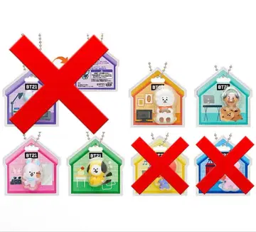 BT21 패키지 참 치미 망 RJ 슈키 4종 세트