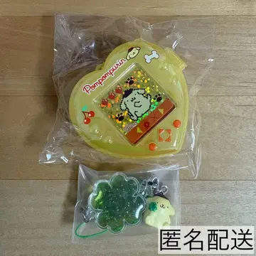 산리오 미니게임기풍 참 클로버 스트랩 폼폼푸딩