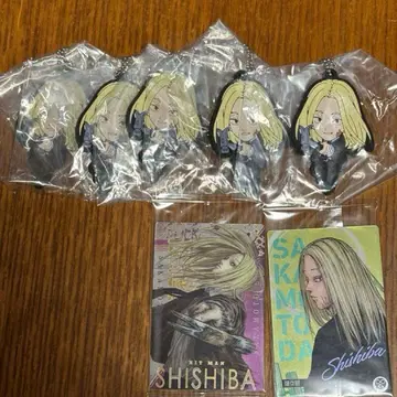 카미가마에 러버 스트랩 5개 세트 + 카드 2장