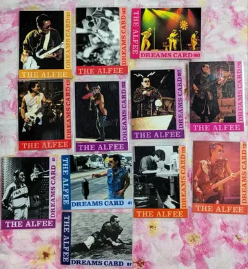 THE ALFEE DREAMSCARDCARD 알피 12장 하자품